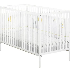 New Lit à barreaux First blanc (60 x 120 cm) Lit À Barreaux