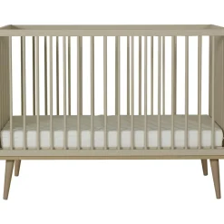 Quax Lit à barreaux Flow Argile-Clay (120 x 60 cm)