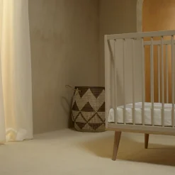 Quax Lit à barreaux Flow Argile-Clay (120 x 60 cm)