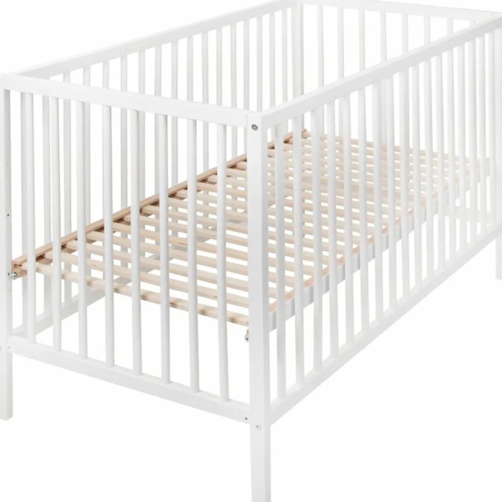 Quax Lit à barreaux Lina Blanc (120 x 60 cm)