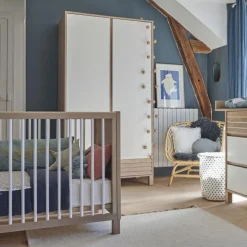 Discount Lit bébé à barreaux Achille (70 x 140 cm) Lit À Barreaux