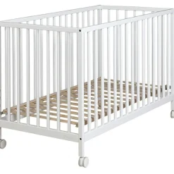 Micuna Lit bébé à barreaux Mountain blanc (60 x 120 cm)