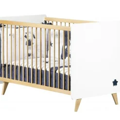 Sauthon mobilier Lit bébé à barreaux Oslo (60 x 120 cm)