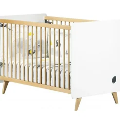 Sauthon mobilier Lit bébé à barreaux Oslo (60 x 120 cm)