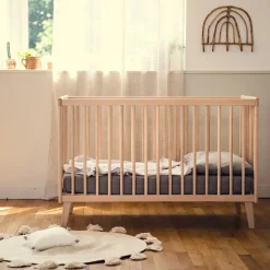 Kadolis Lit bébé en bois Turia (60 x 120 cm)