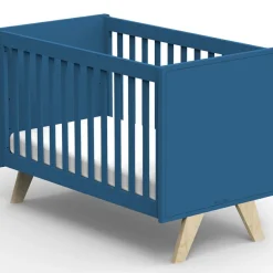 Sale Lit bébé Madavin avec pieds en bouleau coloris au choix (60 x 120 cm) Lit À Barreaux