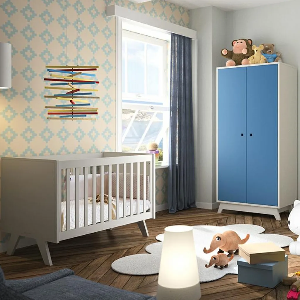 Mathy by bols Lit bébé Madavin coloris au choix (60 x 120 cm)