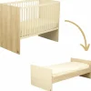 Sauthon mobilier Lit bébé transformable Mélinée (60 x 120 cm)