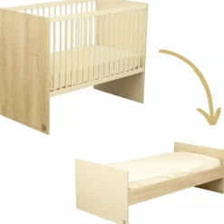 Sauthon mobilier Lit bébé transformable Mélinée (60 x 120 cm)