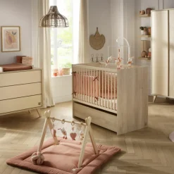 Sauthon mobilier Lit bébé transformable Mélinée (60 x 120 cm)