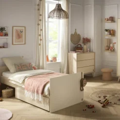 Sauthon mobilier Lit bébé transformable Mélinée (60 x 120 cm)