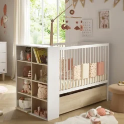 Sauthon mobilier Lit bébé transformable Paloma (60 x 120 cm)