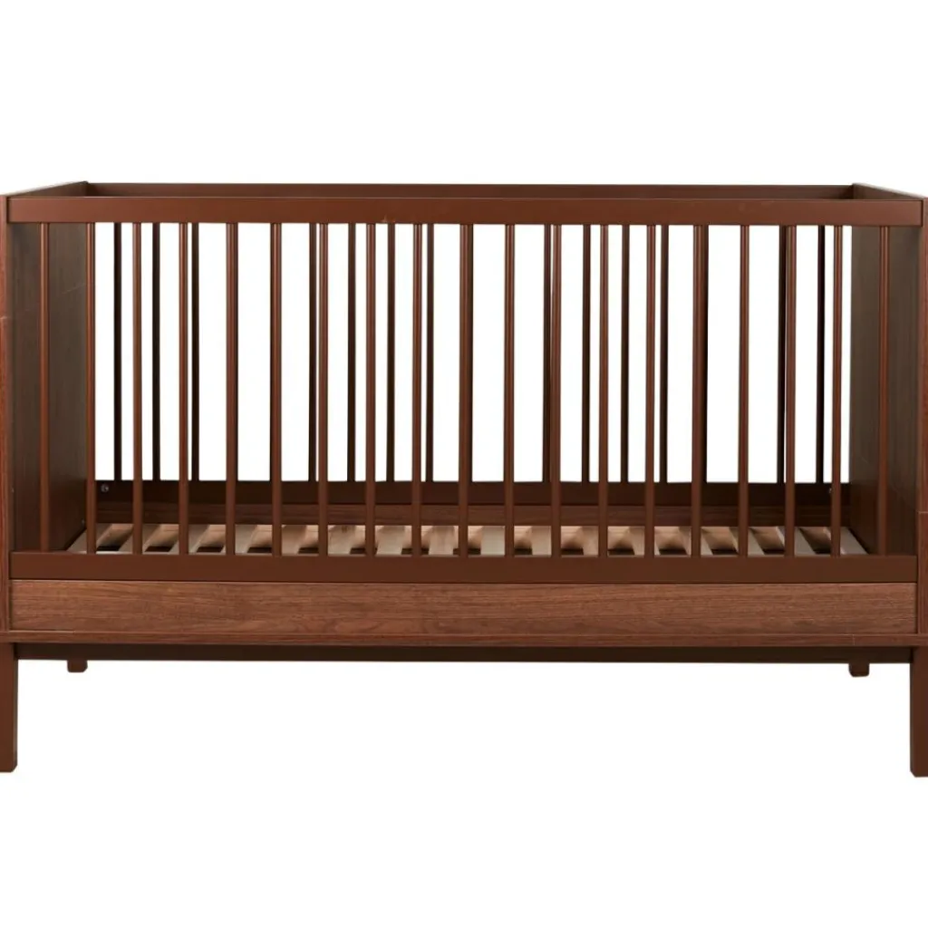 New Lit bébé évolutif Ashi Chestnut (140 x 70 cm) Lit Évolutif