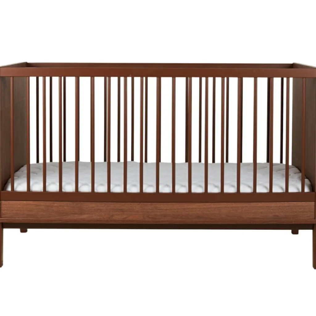 New Lit bébé évolutif Ashi Chestnut (140 x 70 cm) Lit Évolutif