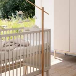 Lit bébé évolutif Ashi Clay (140 x 70 cm) Lit Évolutif