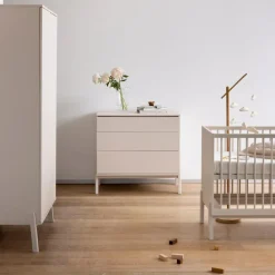 Lit bébé évolutif Ashi Clay (140 x 70 cm) Lit Évolutif