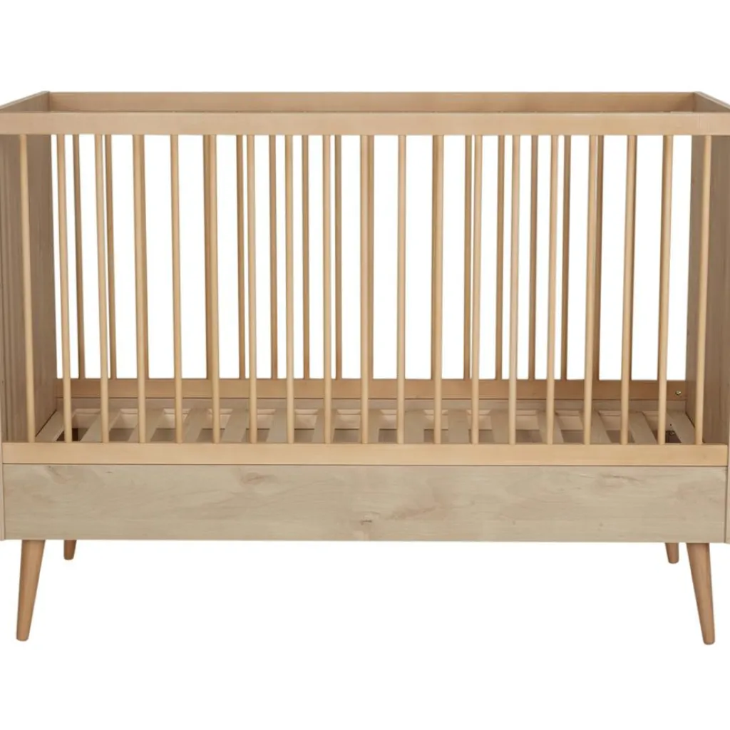 Quax Lit bébé évolutif Cocoon Natural Oak (140 x 70 cm)