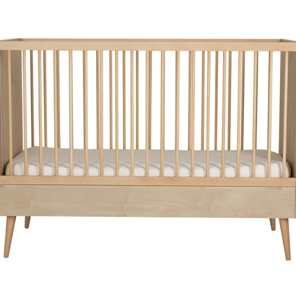 Quax Lit bébé évolutif Cocoon Natural Oak (140 x 70 cm)