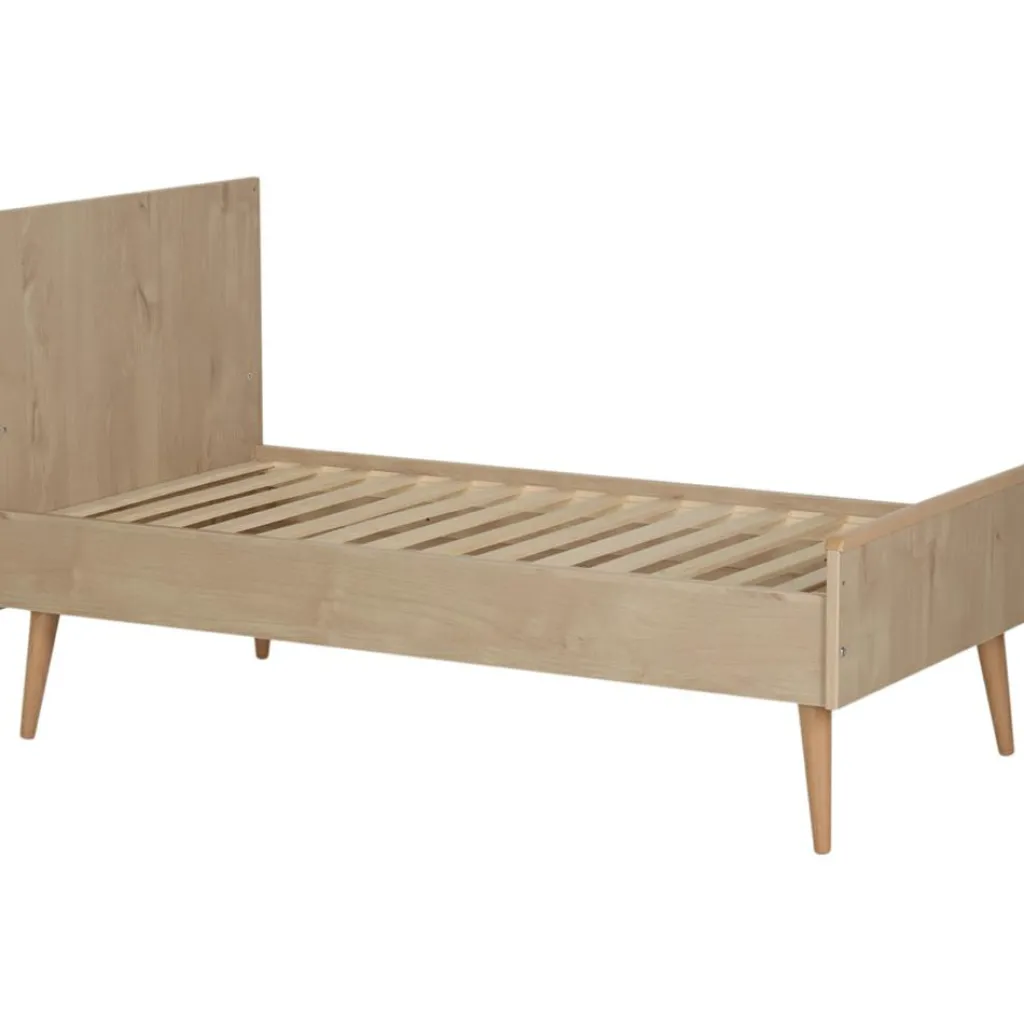 Quax Lit bébé évolutif Cocoon Natural Oak (140 x 70 cm)