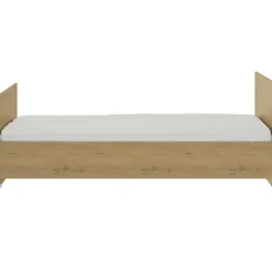 Galipette Lit bébé évolutif en lit junior Arthur imitation chêne (60 x 120 cm)