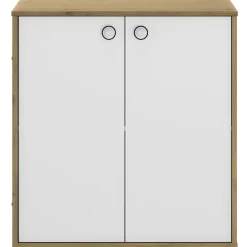 Galipette Lit bébé évolutif en lit junior Arthur imitation chêne (60 x 120 cm)