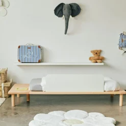 Childhome Lit bébé évolutif Evobed écru naturel (70 x 140 cm)