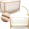 Charlie Crane Lit bébé évolutif Kimi Mousse V2 Hazelnut (60 x 120 cm)