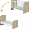 Best Lit bébé évolutif Little big bed Acces bois blanc (70 x 140 cm) Lit Évolutif