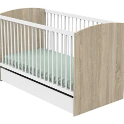 Best Lit bébé évolutif Little big bed Acces bois blanc (70 x 140 cm) Lit Évolutif