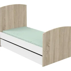 Best Lit bébé évolutif Little big bed Acces bois blanc (70 x 140 cm) Lit Évolutif