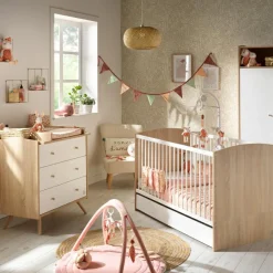 Best Lit bébé évolutif Little big bed Acces bois blanc (70 x 140 cm) Lit Évolutif