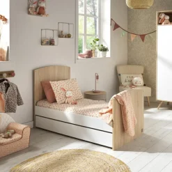 Best Lit bébé évolutif Little big bed Acces bois blanc (70 x 140 cm) Lit Évolutif