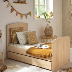 Sauthon mobilier Lit bébé évolutif Little big bed Acces bois (70 x 140 cm)