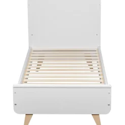 Quax Lit bébé évolutif Loft White (140 x 70 cm)