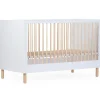 Childhome Lit bébé évolutif Wonder White (70 x 140 cm)