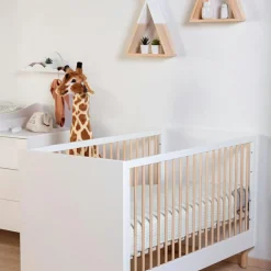 Childhome Lit bébé évolutif Wonder White (70 x 140 cm)