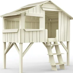 Lit cabane enfant finition laquée (coloris au choix) Lit Cabane