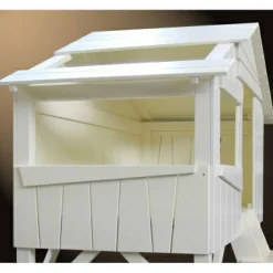 Lit cabane enfant finition laquée (coloris au choix) Lit Cabane