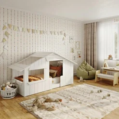 Online Lit cabane Montessori coloris au choix (90 x 190 cm) Lit Cabane