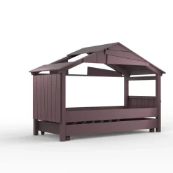 Sale Lit cabane Star avec tiroir finition laquée (coloris au choix) Lit Cabane