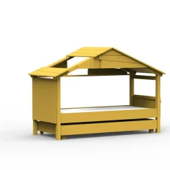 Sale Lit cabane Star avec tiroir finition laquée (coloris au choix) Lit Cabane