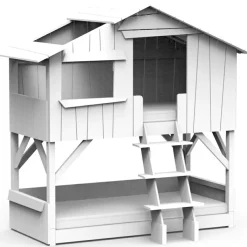 Best Lit cabane superposé finition laquée (coloris au choix) Lit Cabane