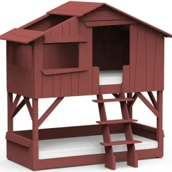 Best Lit cabane superposé finition laquée (coloris au choix) Lit Cabane