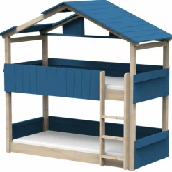 Best Lit cabane superposé Star Light 3 finition laquée (coloris au choix) Lit Cabane