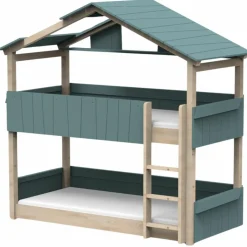 Best Lit cabane superposé Star Light 3 finition laquée (coloris au choix) Lit Cabane