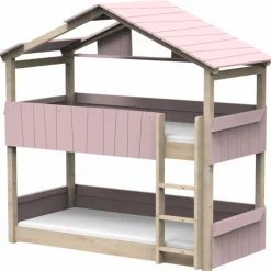 Best Lit cabane superposé Star Light 3 finition laquée (coloris au choix) Lit Cabane