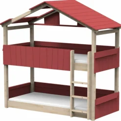 Best Lit cabane superposé Star Light 3 finition laquée (coloris au choix) Lit Cabane