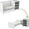 Sale Lit combiné évolutif First Blanc (60 x 120 cm) Lit Évolutif