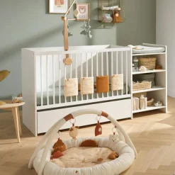 Sale Lit combiné évolutif First Blanc (60 x 120 cm) Lit Évolutif