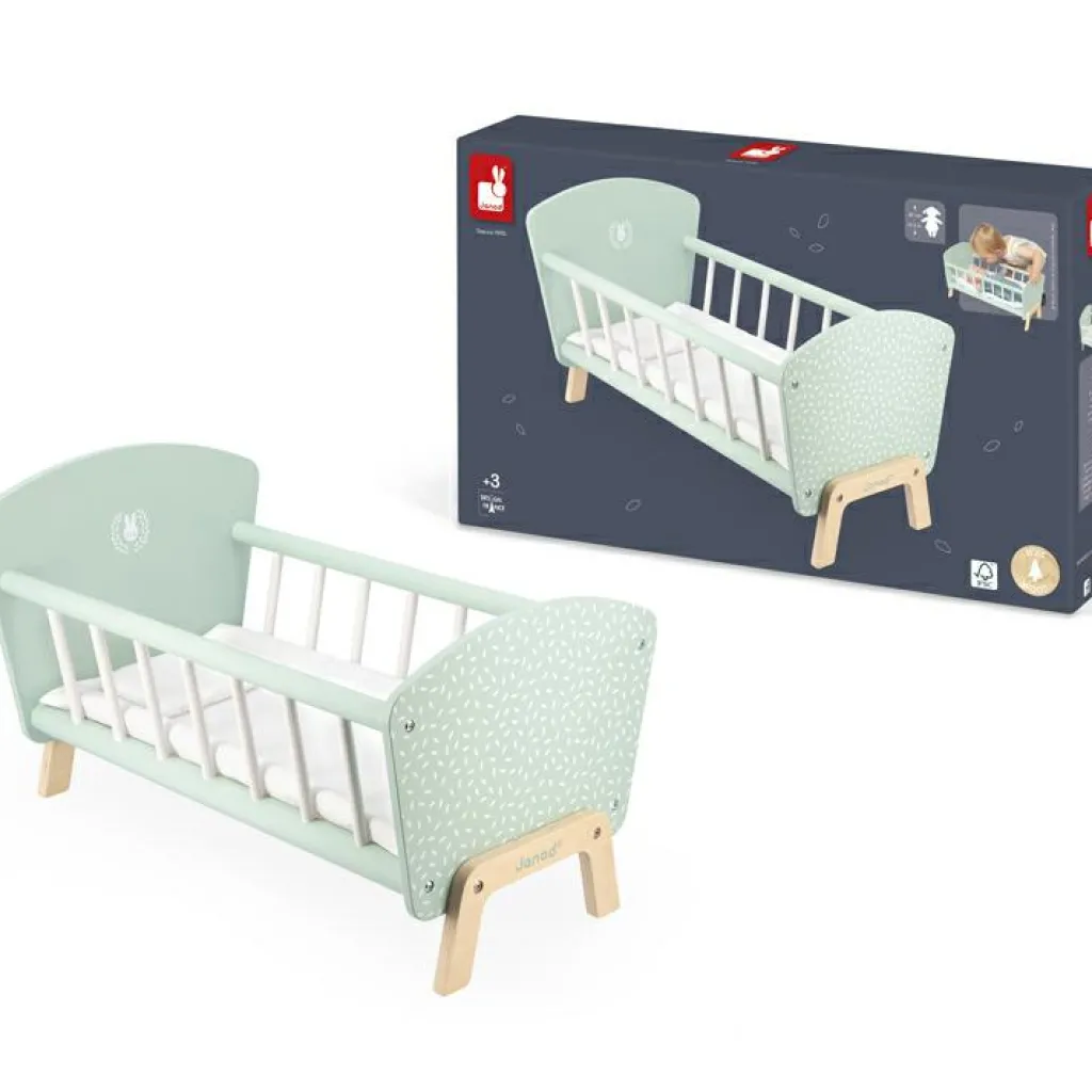 Online Lit en bois Zen pour poupée Accessoires Poupée